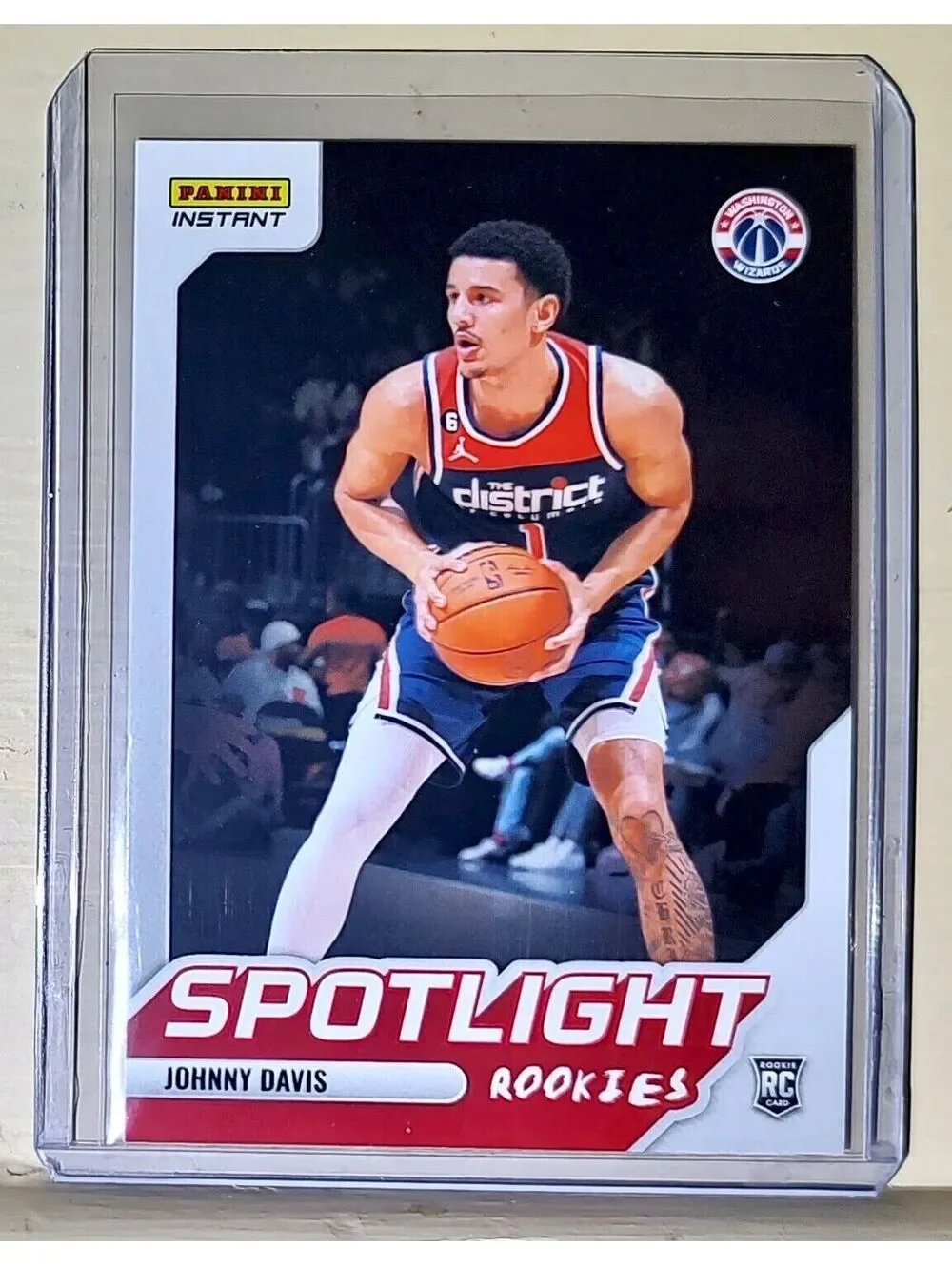 Johnny Davis 2022-23 Panini NBA #10 Spotlight Rookies Card 1/965
